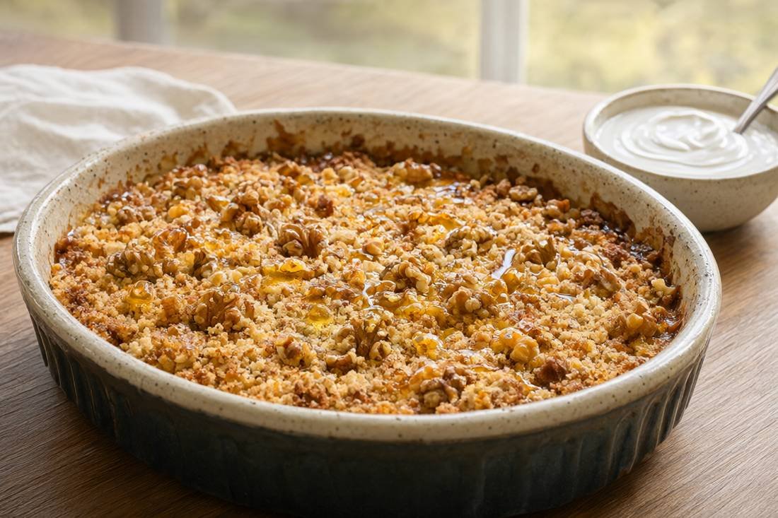 Baklava Oat Crumble