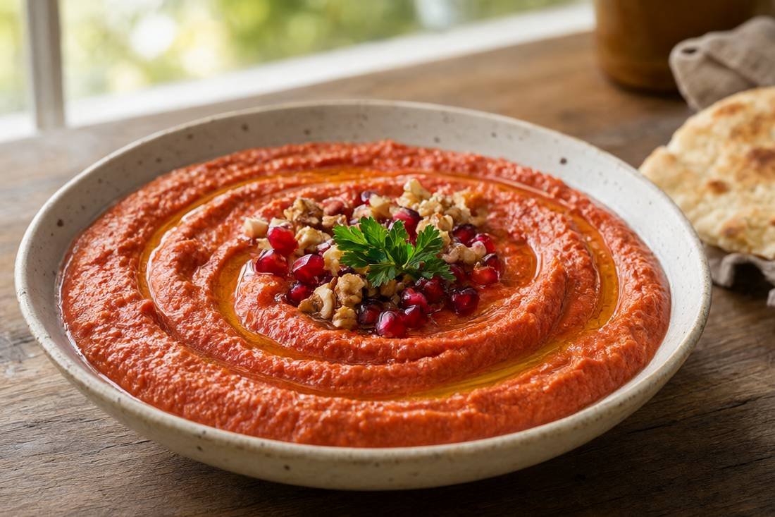Muhammara-Spiced Red Lentil Dip