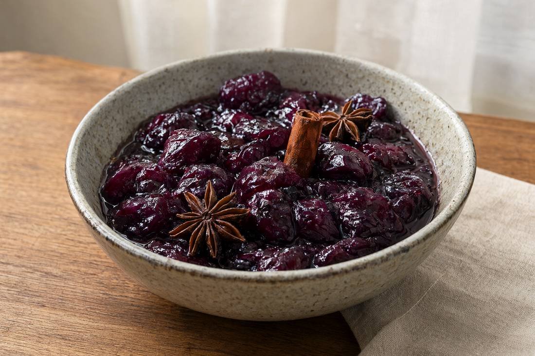 Spiced Plum Compote