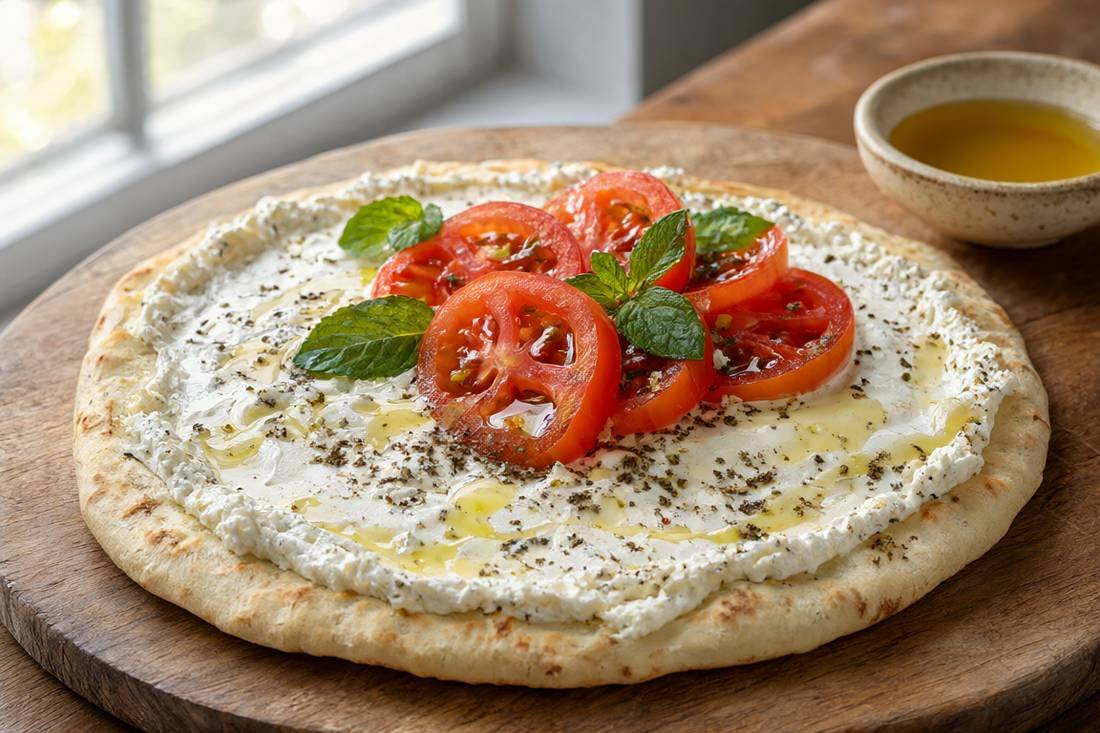 Za'atar Labneh Breakfast Flatbread